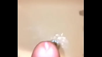 18 Year Old Black Teen Cumshot Squirting In Shower