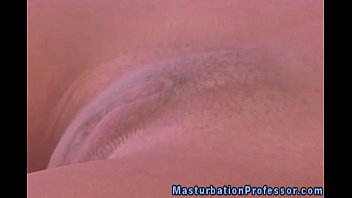 Petite Blonde Model In Stockings Teases