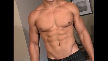 Hot Bi Latin Men Shows Off His Hot Masculine Rock Body And His Uncut Cock