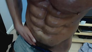 Real Self Worship, Pecs, Abs, Biceps _ Muscle Cock