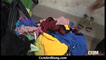 Black Chick Deepthroats A Group Of White Studs And Gets Rewarded With Cum 20