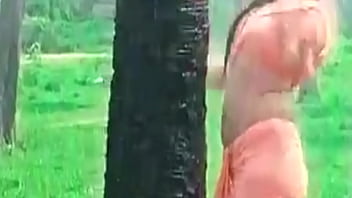 Kerala Girl Meghana Raj - Hot Ass Shake And Navel Show In Wet Saree
