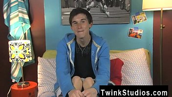 Gay Cock Skyelr Bleu Is On Camera Providing An Interview And He'