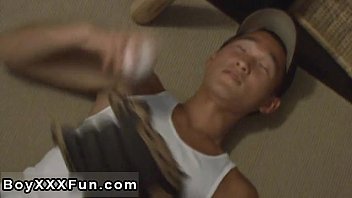 Gay Fuck Tommy Gets Home From Baseball Practice, Gets Naked And