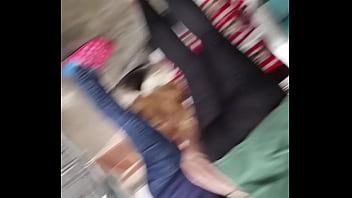 Voyeur Sexy Ass Booty In Spandex