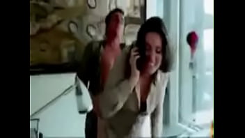 Brunette Doggystyle Office Phonecall