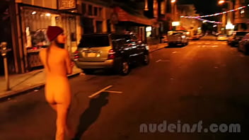 Nude In San Francisco: Short Clip Of Girl Walking Streets Naked Late At Night