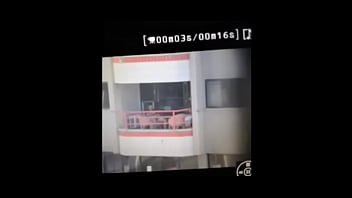 Flagra De Punheta Da Sacada Do Prédio