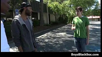 Sexy White Teen Boys Seduced By Black Muscular Guys 08