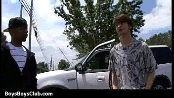 Muscular Black Dudes Fuck Gay White Twink Boys 14